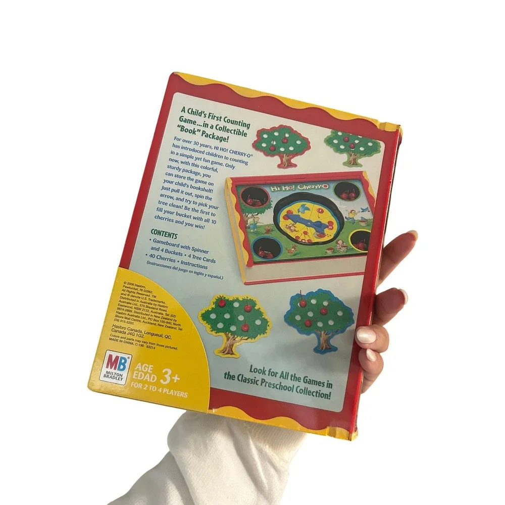Hi Ho Cherry-O Game Classic Preschool Collection Book Edition Milton Bradley NEW